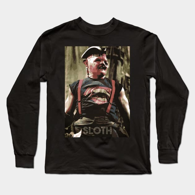 Sloth from Goonies Long Sleeve T-Shirt by Durro